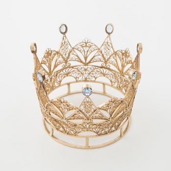A bridal crown by Olav Kristensen, Göteborg, 1939.