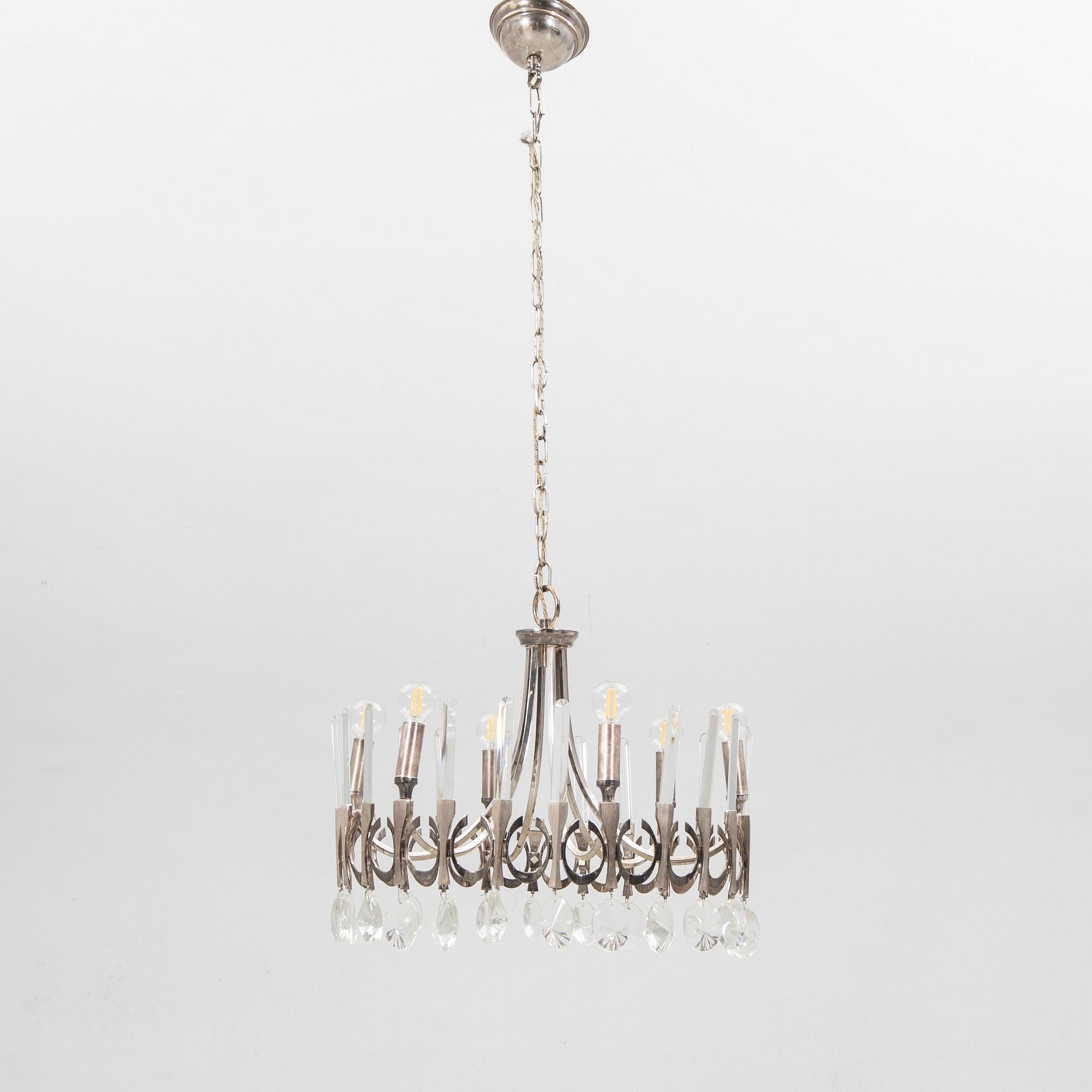 Gaetano Sciolari, ljuskrona, Italien, 1960-70-tal.