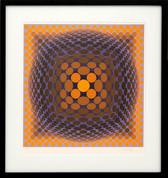 Victor Vasarely, optisk komposition.