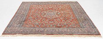 A carpet, Indo Tabriz, c. 281 x 216 cm.