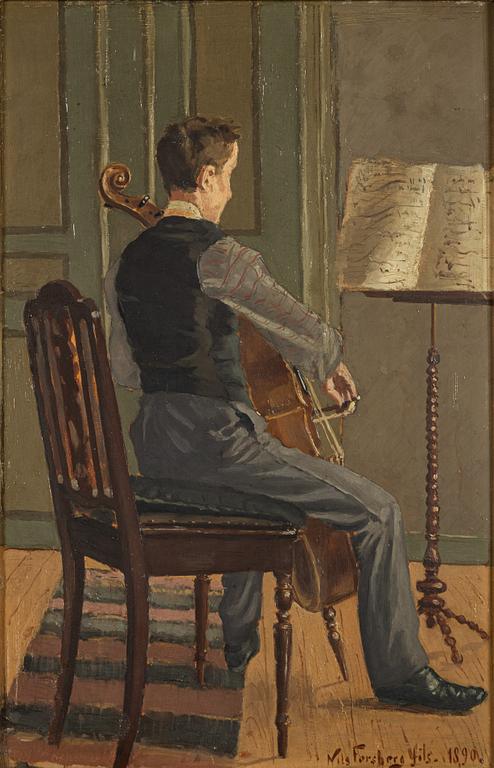 Nils Forsberg d y, Cellisten.