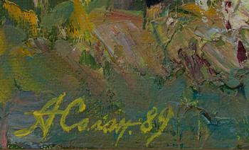 OKÄND KONSTNÄR, olja på duk, sign. Solonitsin och dat. -89.