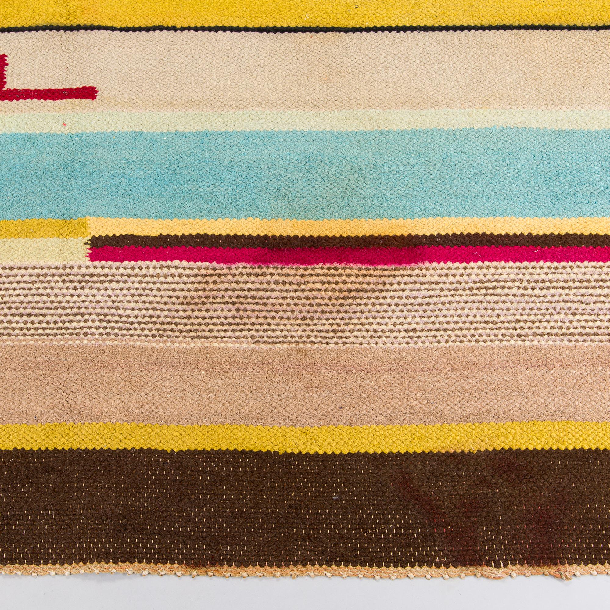 Elsa Kallio, matto, Kotilieden aitta, 1930-luku. Ca 285 x 190 cm.