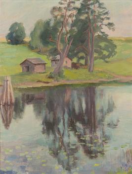 Hanna Suomalainen, oil on canvas, signed.