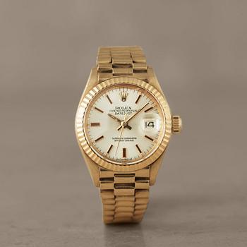 139. ROLEX, Oyster Perpetual Datejust, Chronometer, "Sigma dial", wristwatch, 26 mm,