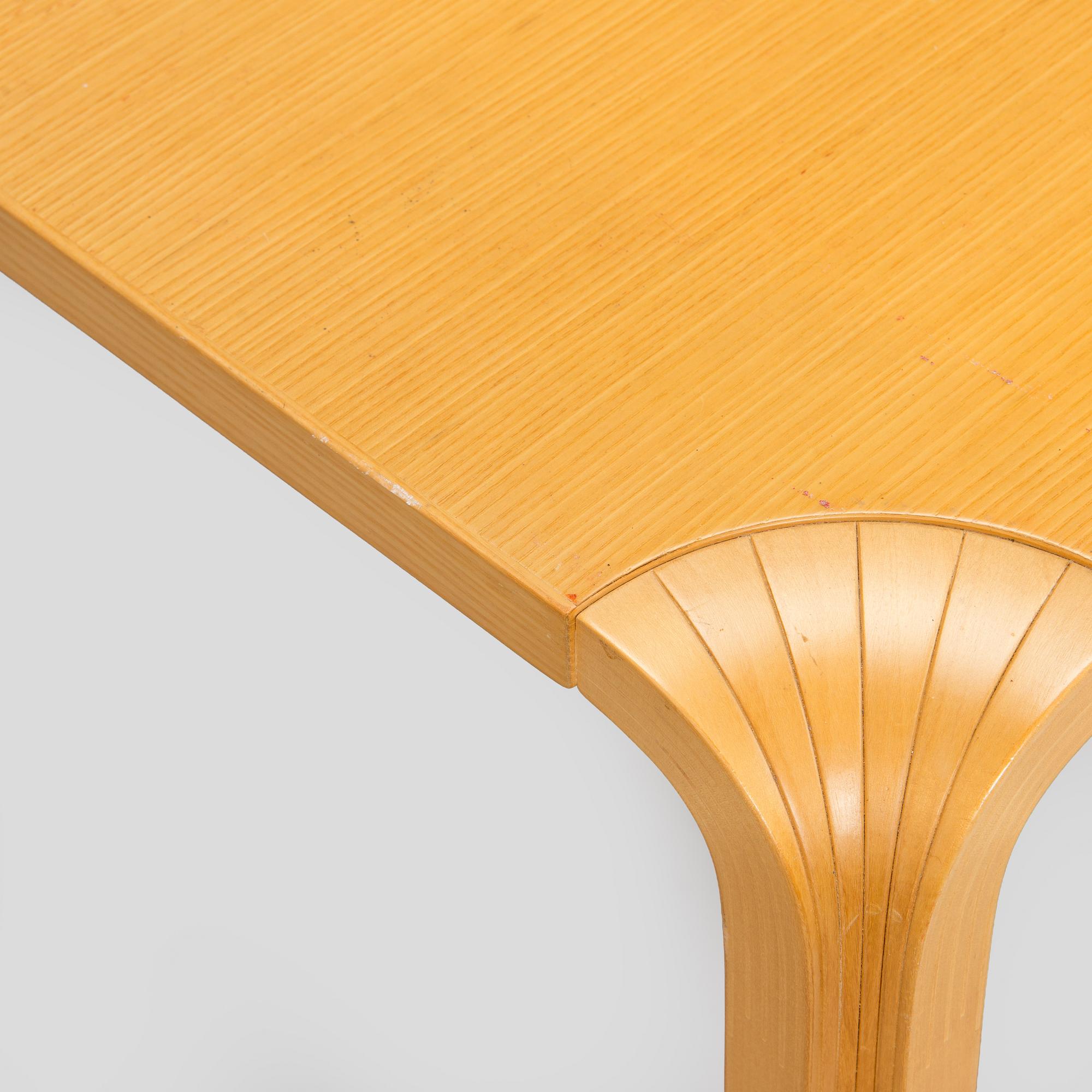 Alvar Aalto, a mid-20th century model MX800B coffee table for Artek.