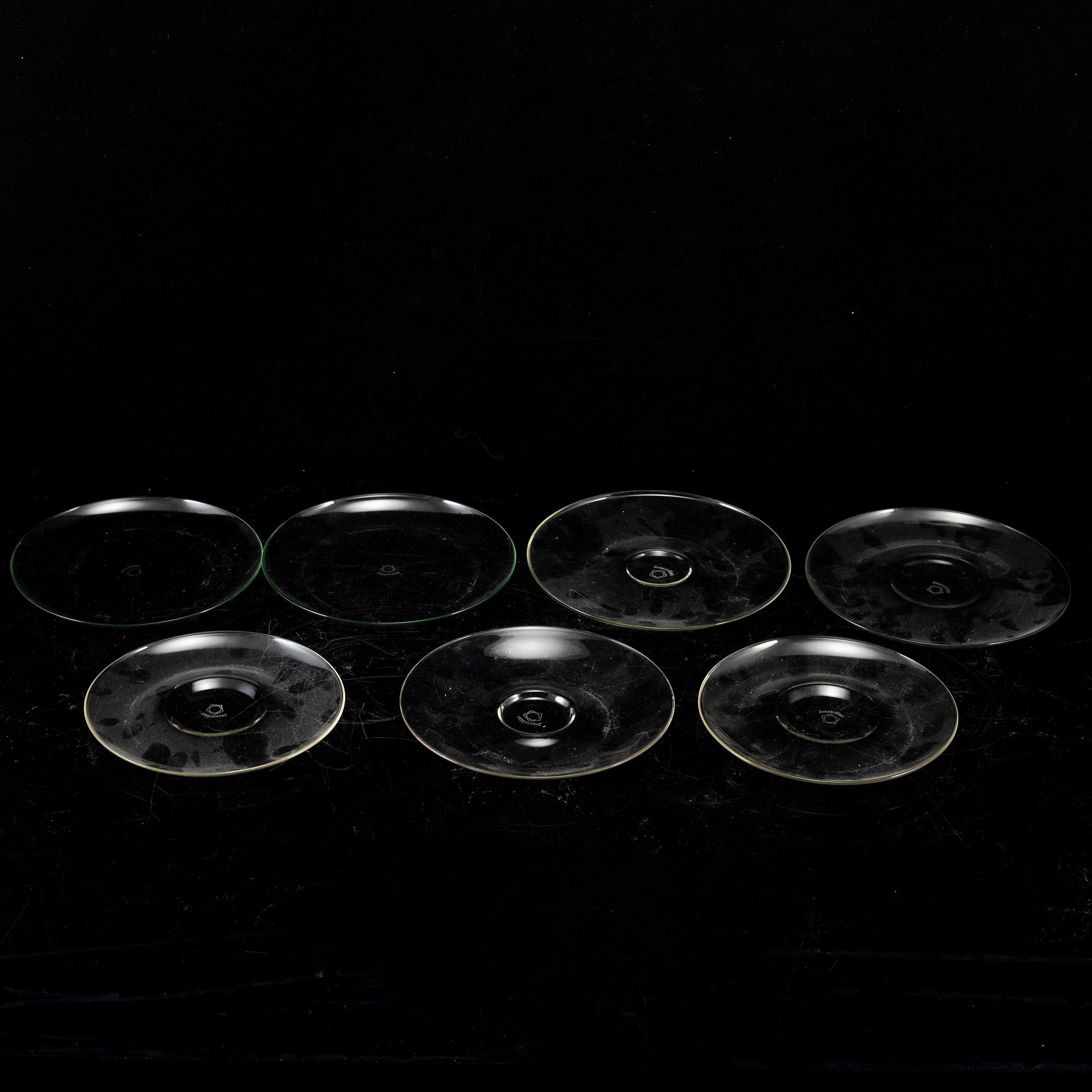 WILHELM WAGENFELD, a glass service, 10 pieces, glasservis, Jenaer Glaswerk, Schott & Gen, Germany.