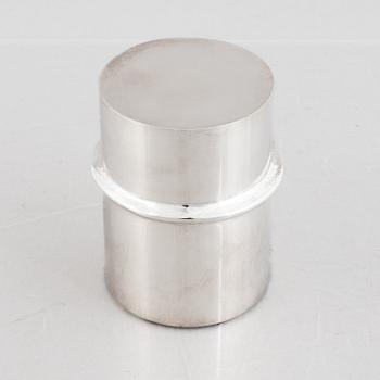 A silver box with lid, mark of Lars Arby, Gothenburg, Sweden 1964.