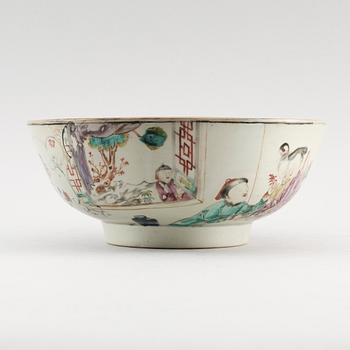 SKÅL, porslin, Kina, Qianlong 1736-1795.