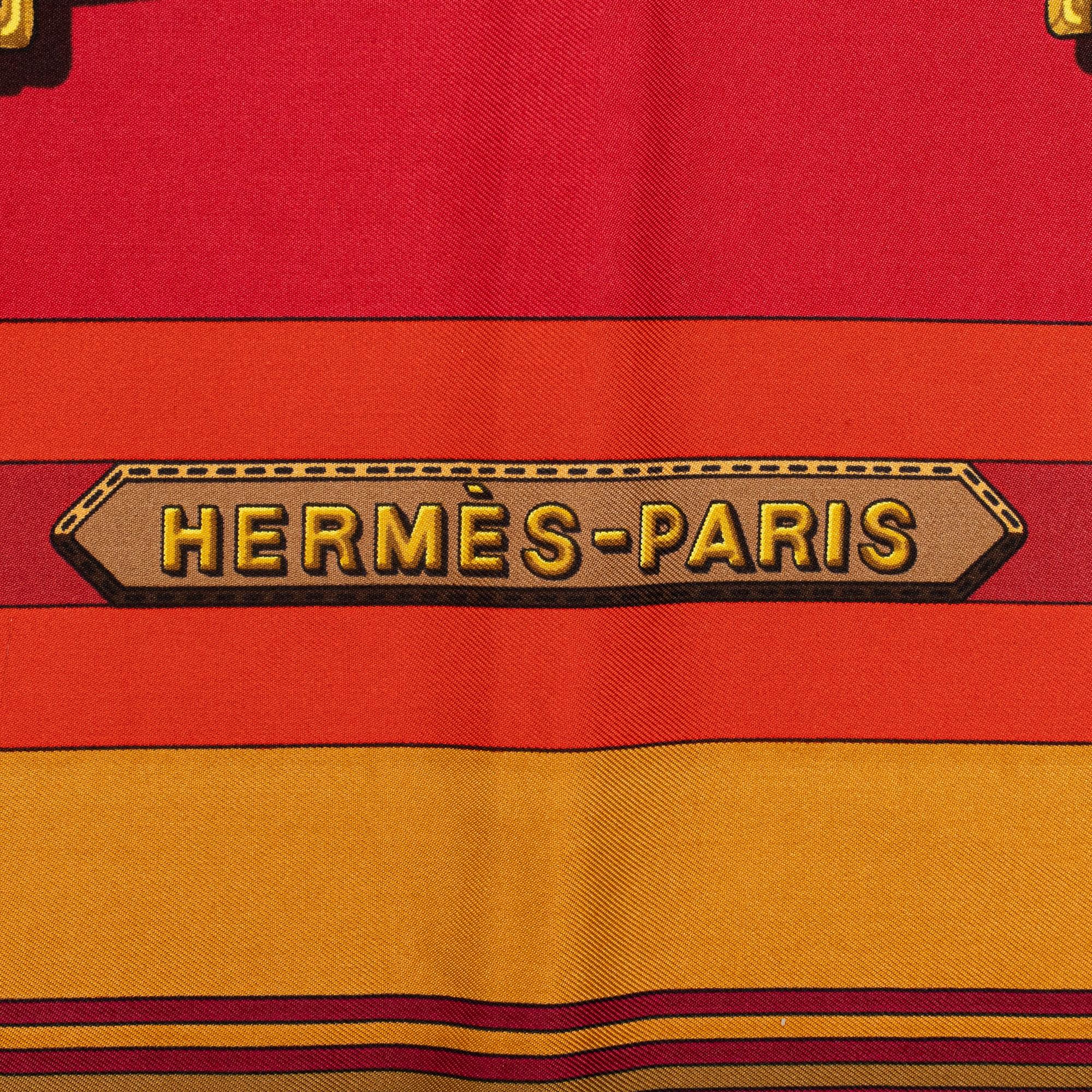 Hermès, scarf, "Sangles".
