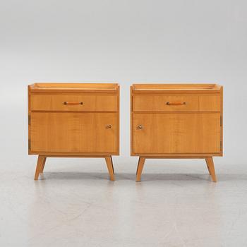 A pair of Swedish Modern bedside tables, 1940's.