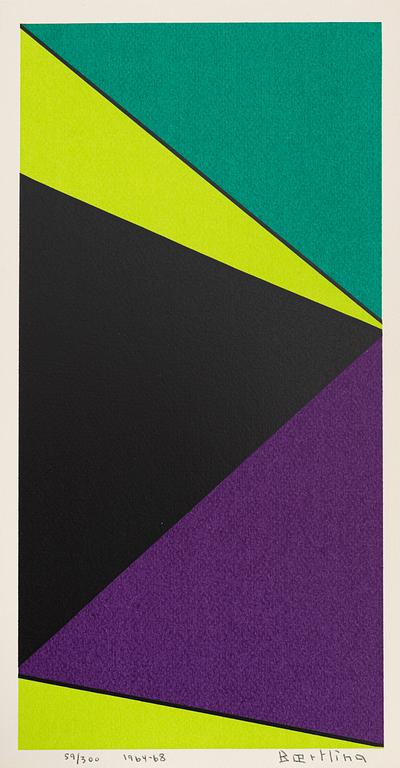Olle Bærtling, silkscreen in color, signed and numbered 59/300.