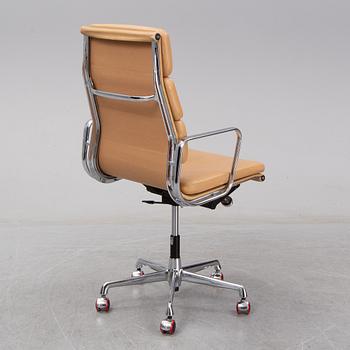 A model EA 219 Soft pad chair, by Charles & Ray Eames, for Vitra.