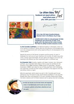 BEVERLOO CORNEILLE, after, tapestry rug, hand-tufted wool, c. 200 x 280 cm, numbered 20/125.