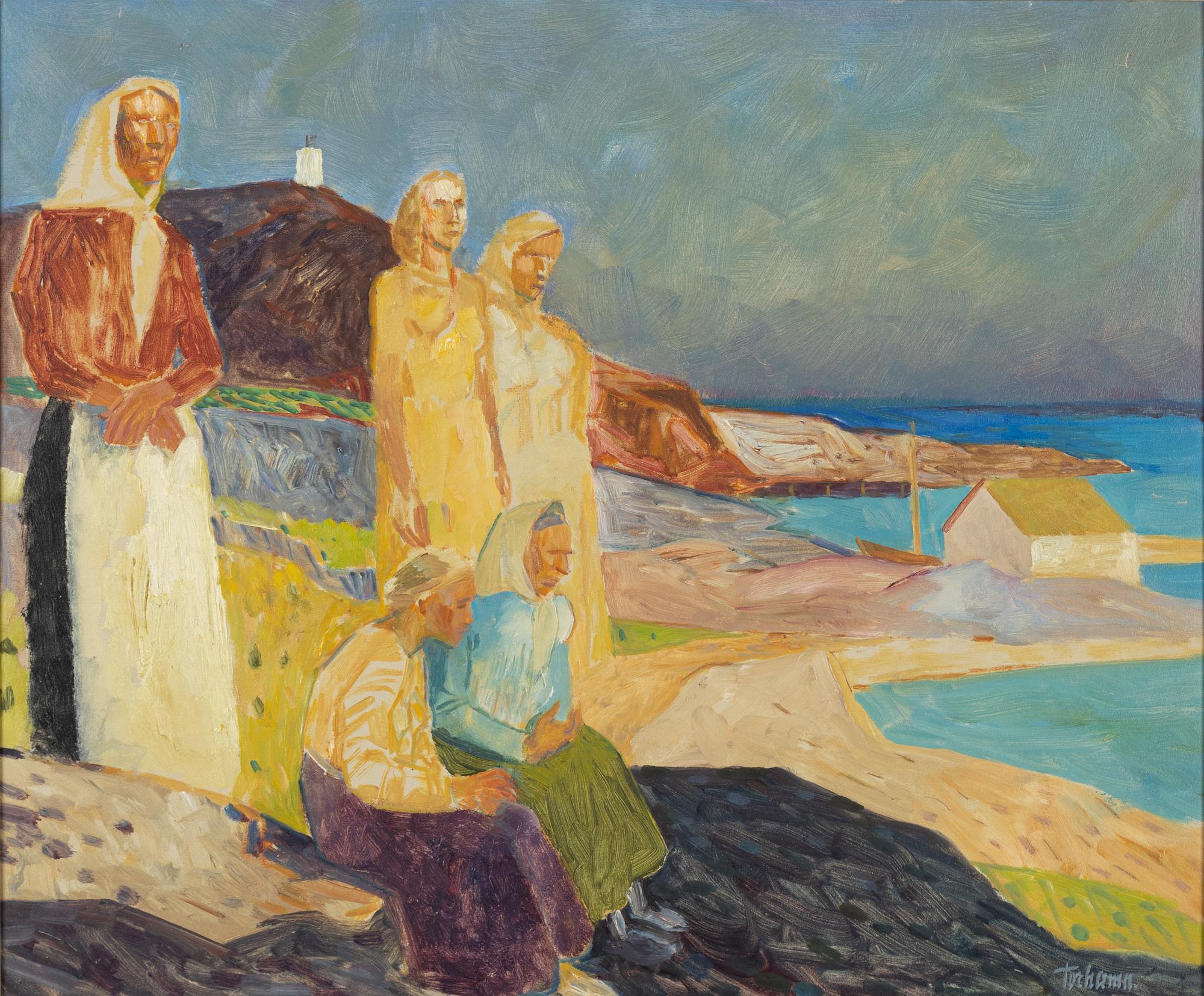 Gunnar Torhamn, oil on board, signed Torhamn.