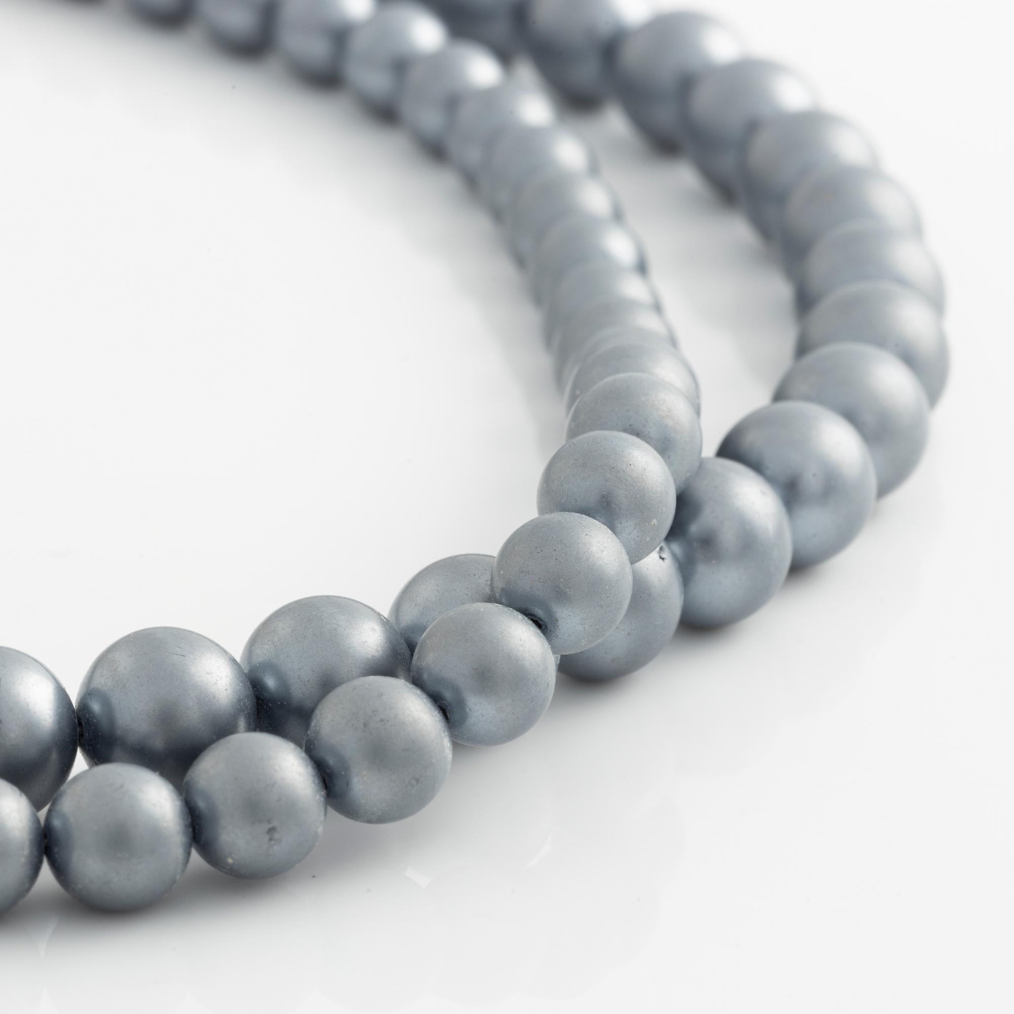 Collier, clasp Ole Lynggaard, 18K gold with aquamarine.
