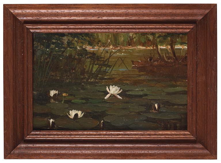 Wilhelm Dahlbom, Water lilies.