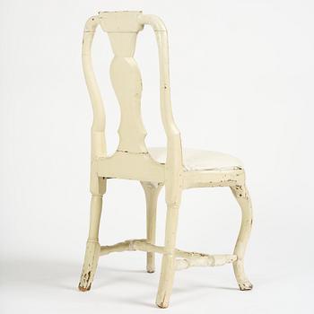 A Swedish late baroque / early rococo chair, mid 18th century.