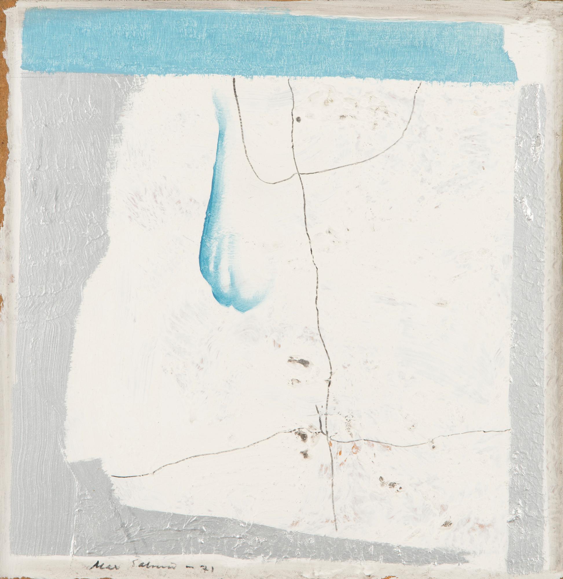 Max Salmi, olja på pannå, signerad och daterad -71.