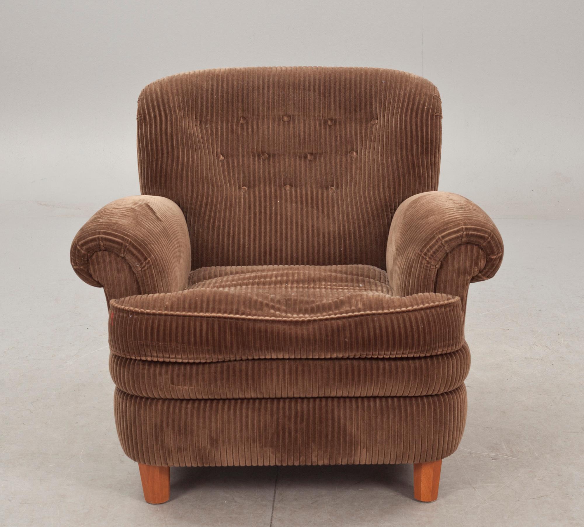 FÅTÖLJ, modell 568. Josef Frank för Firma Svenskt Tenn.