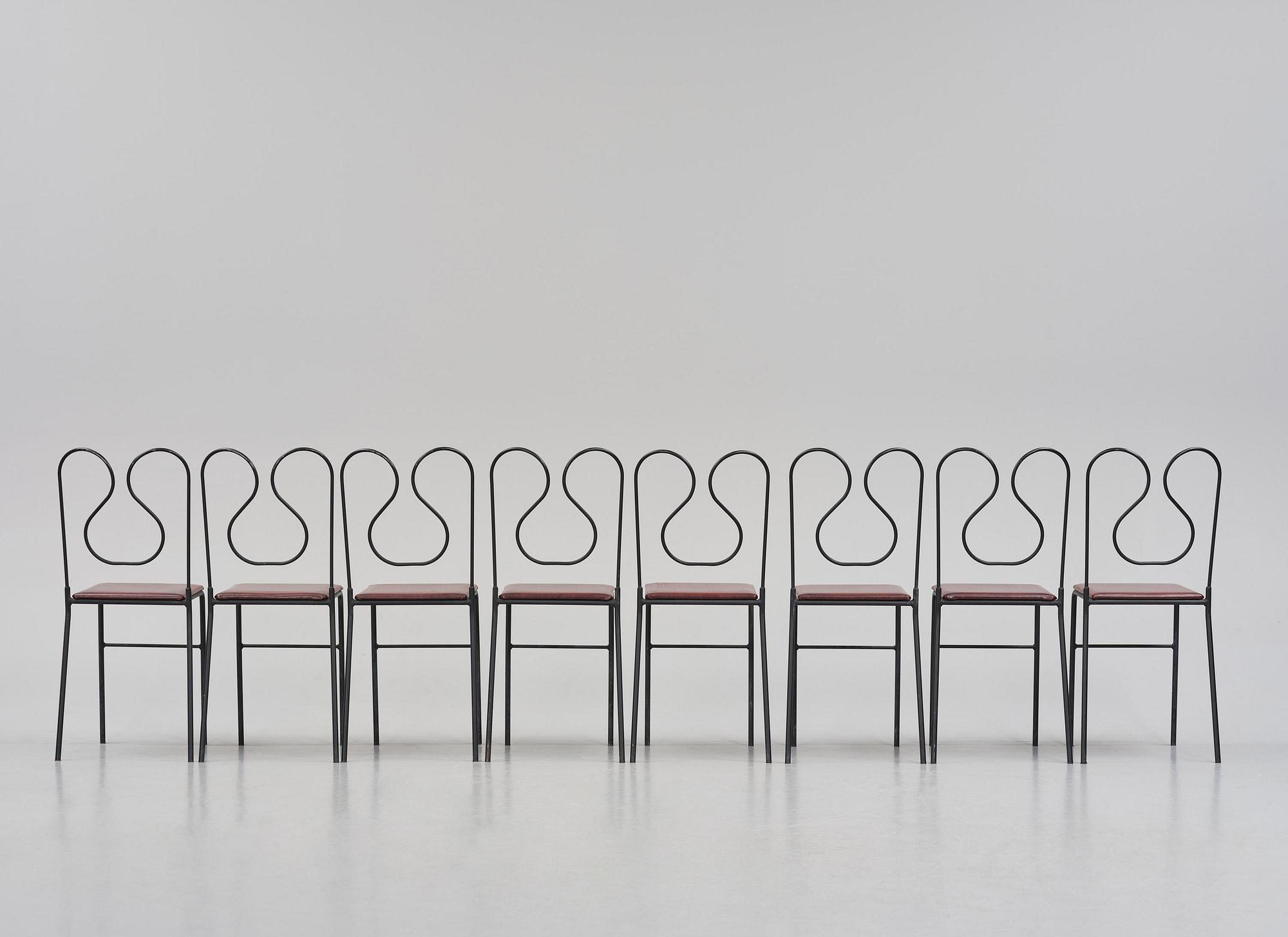 Jonas Bohlin, a set of eight "Liv" chairs, Jonas Bohlin Design AB, Stockholm, post 1997.
