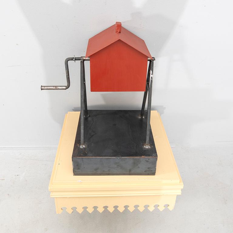 Peter Johansson, Skulptur, "Stuga", 2022.