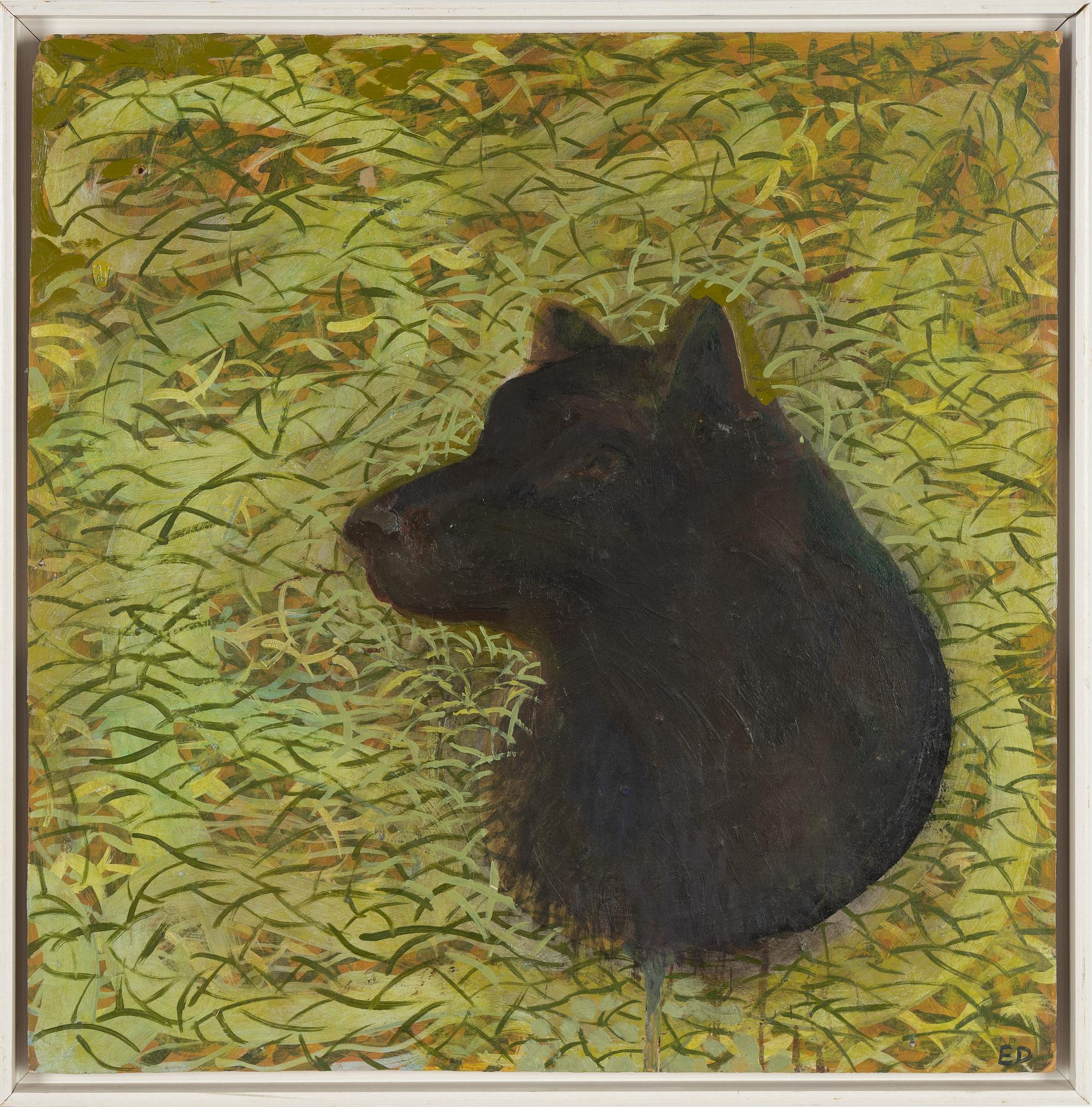 Eva Dahlin, oil on panel, signed.