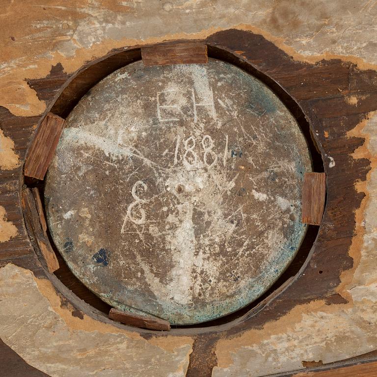 A late Gustavian mirror, beginning of the 19th century.