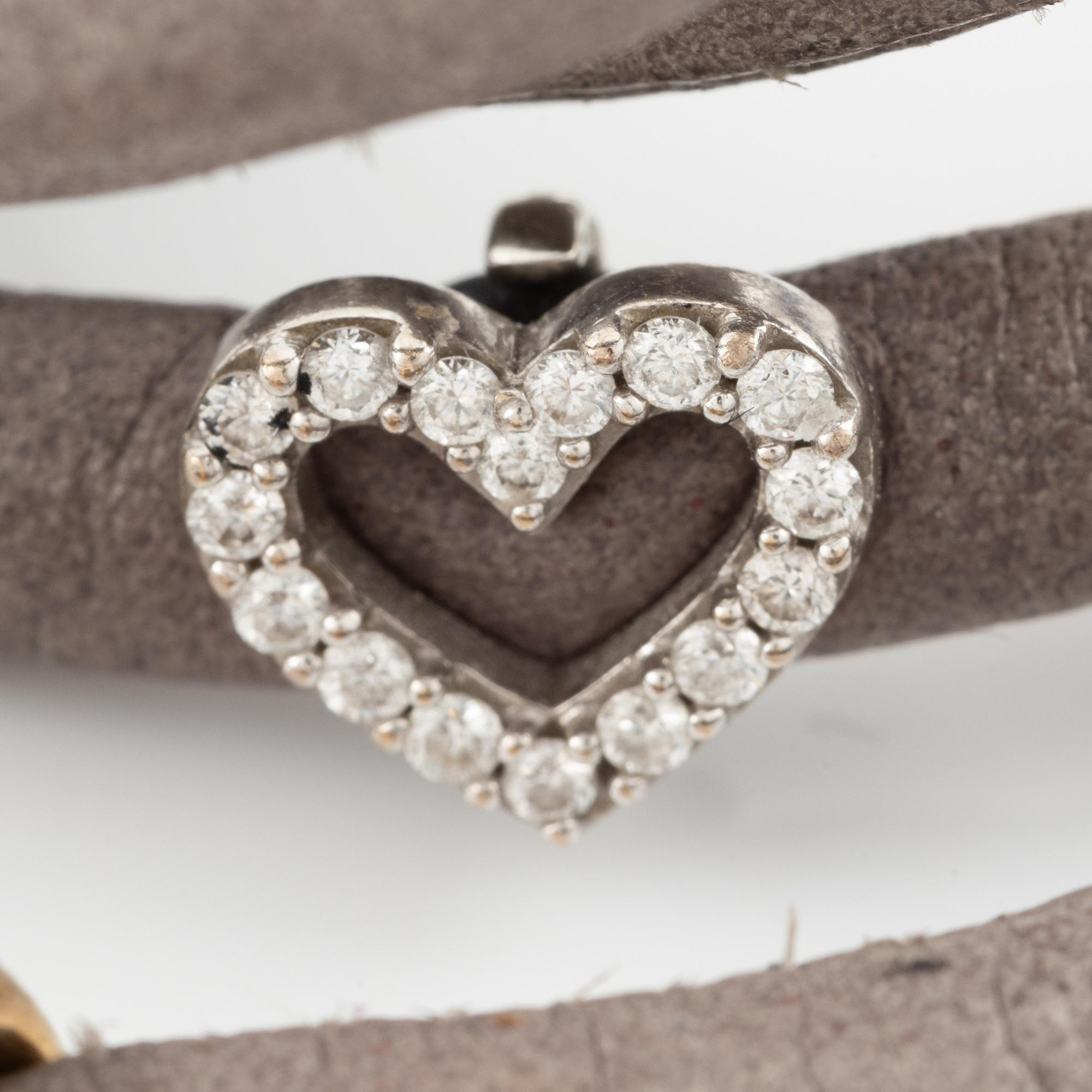 Ole Lyynggard, Charlotte Lynggaard, armband, lädderrem med berlocker, "sweet drops",.
