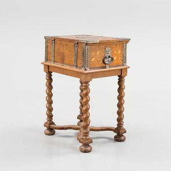 A baroque box dated 1756.