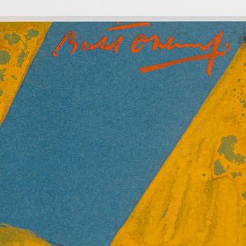 BERTIL ÖHLUND, gouache, signerad.