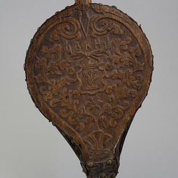 A BAROQUE BELLOWS, 17th-/ 18th century.