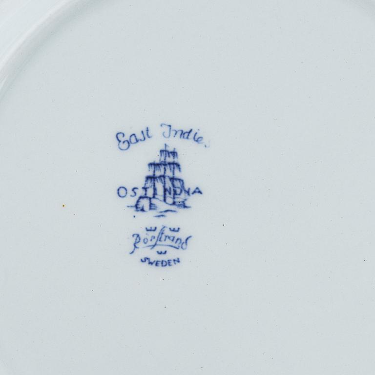 20 pieces of an 'East Indies' dinner service, Rörstrand, Sweden.