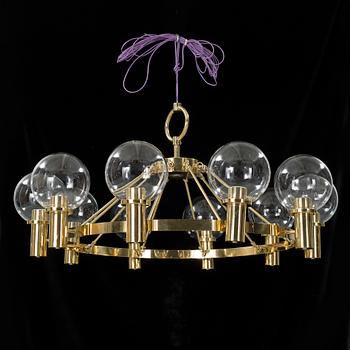 A ceiling lamp, second half of the 20th century.