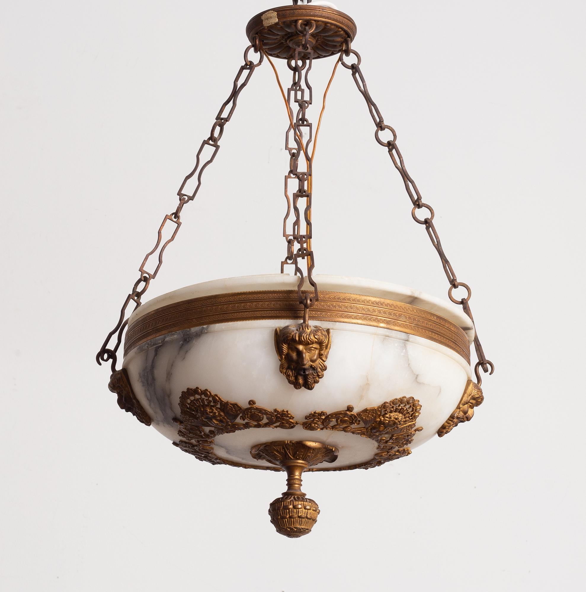 Chandelier, end of the 19th century.
