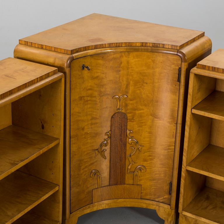 THREE PCS BOOKSHELFS 1930´S.