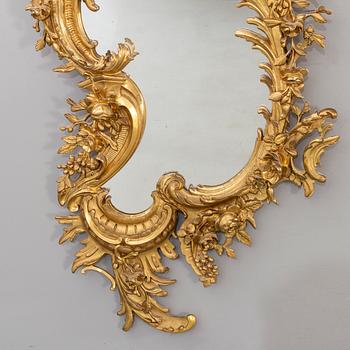 Spegel, nyrokoko, 1800-talets senare del.