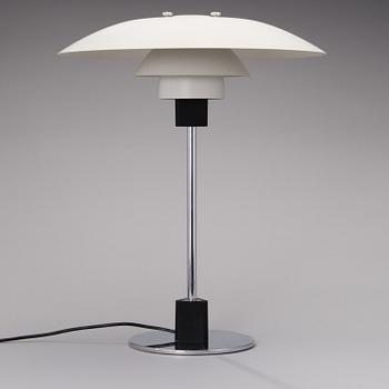 POUL HENNINGSEN, pöytävalaisin, "PH-4/3", Louis Poulsen, Tanska, 1900-luvun loppu.