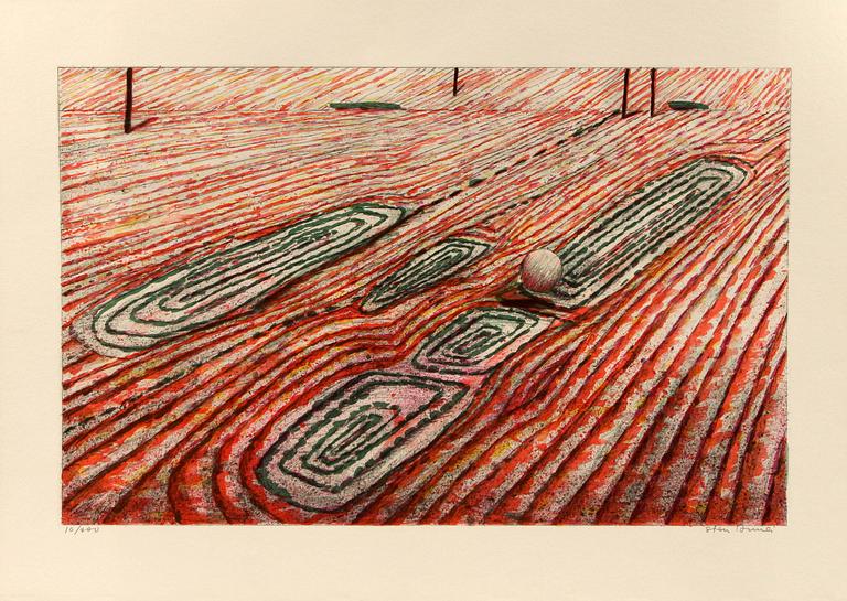 STEN DUNER, mapp med 4 färglitografier, sign o numr 10/200.