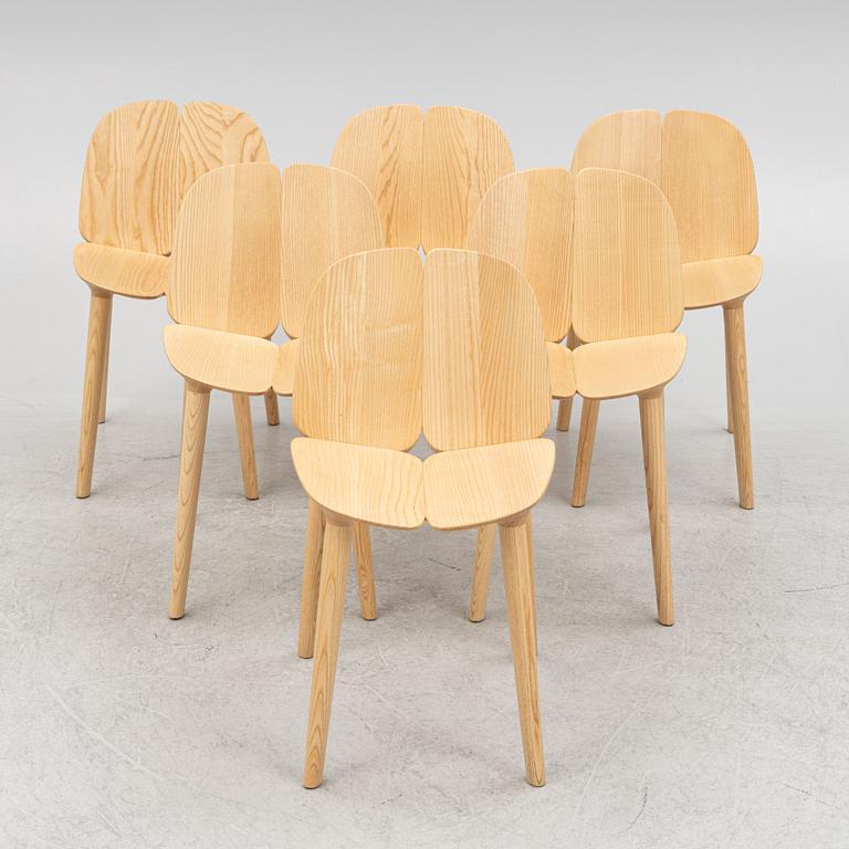 Ronan & Erwan Bouroullec, chairs 6 pcs. "MC3 OSSO", Mattiazzi, Italy, after 2011.