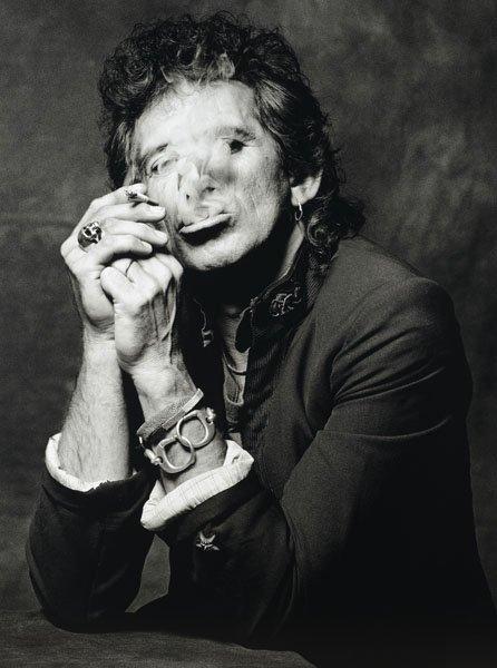 Albert Watson, ”Keith Richards, New York, 1988".