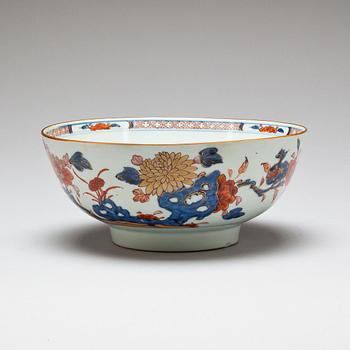 SKÅL, porslin, Imareidekor. Qianlong, Kina, 1700-tal.