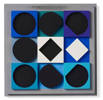 958. Victor Vasarely, "Topaze Noire Negatif".