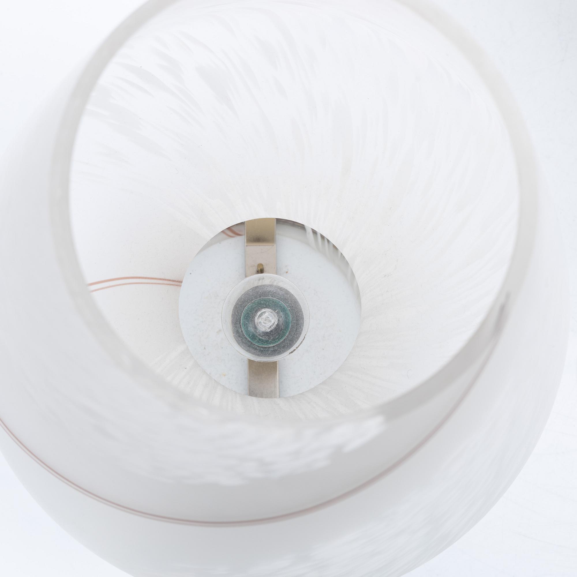 A pair of table lamps, Vetri, Murano, Italy, late 20th Century.