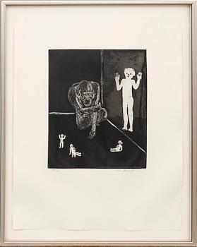 Lena Cronqvist, Child and gorilla.