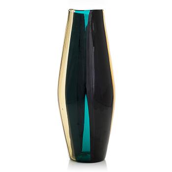 Fulvio Bianconi, a 'Spicchi' vase, signed Venini Murano Italia.