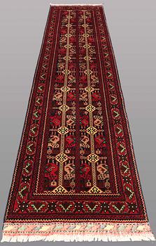 A RUNNER, Afghan so called " Khan Mohammadi", ca 384 x 80 cm.