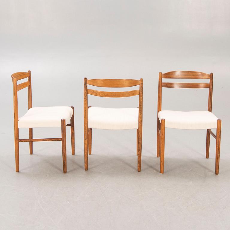 A 1960/70s jacaranda 7 pcs dining set from Albert Johansson & söner Hyssna.
