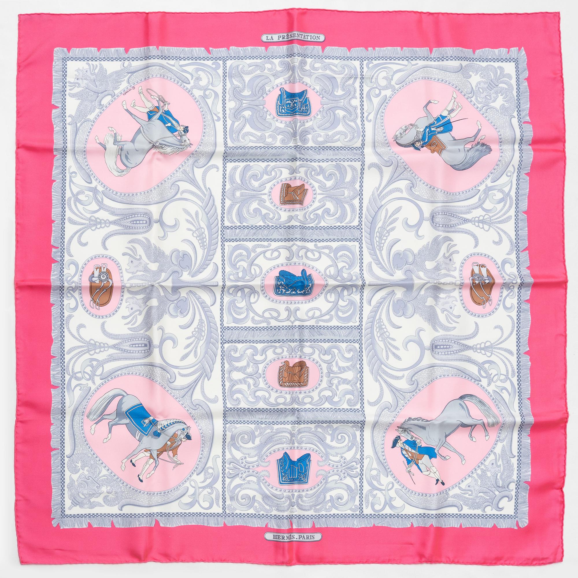 Hermès, scarf, "La Présentation".