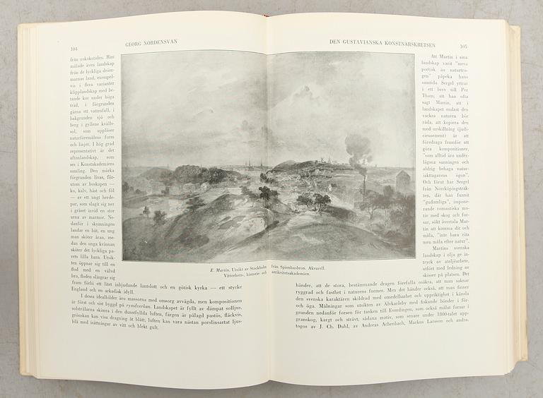 KONSTBÖCKER; 6 volymer.